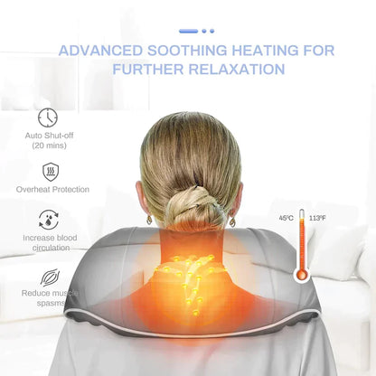 Neck & Shoulder Massager – Deep Tissue Relief Device