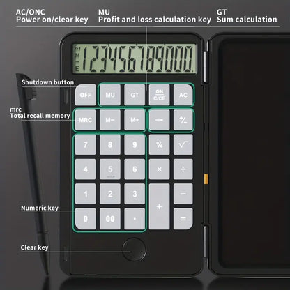 Compact LCD Calculator – Desk & School Essential