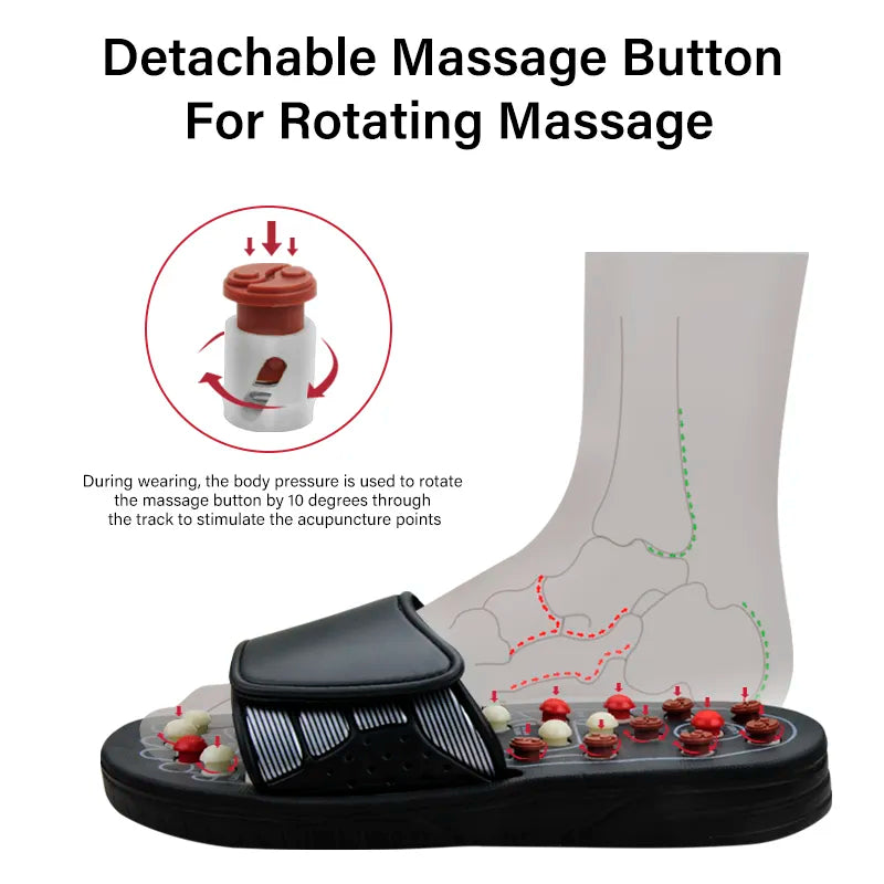 Acupressure Foot Massage Slippers – Reflexology Stress Relief