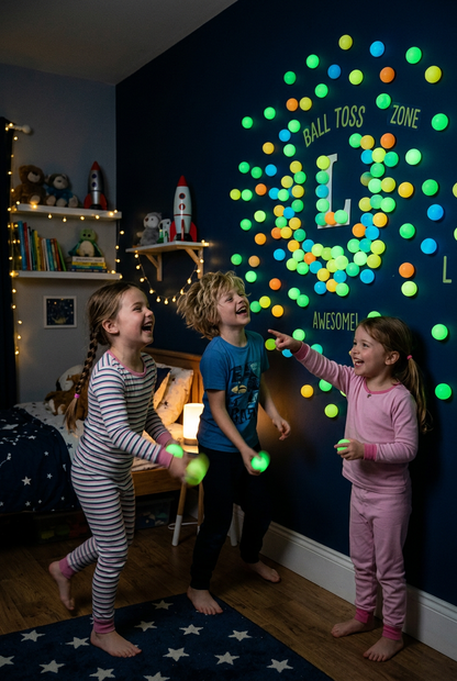 Sticky Glow in the Dark Balls lifestyle image