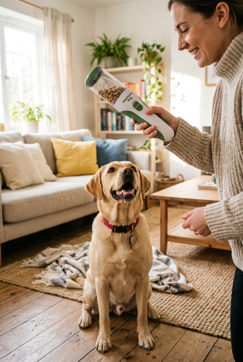 Pet Treat Launcher lifestyle image